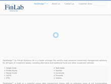 Tablet Screenshot of finlab.com